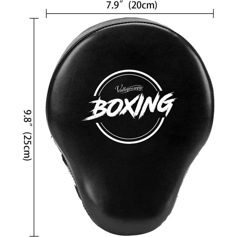 Boxing Curved Focus Punching Mitts- Leatherette Training Hand Pads