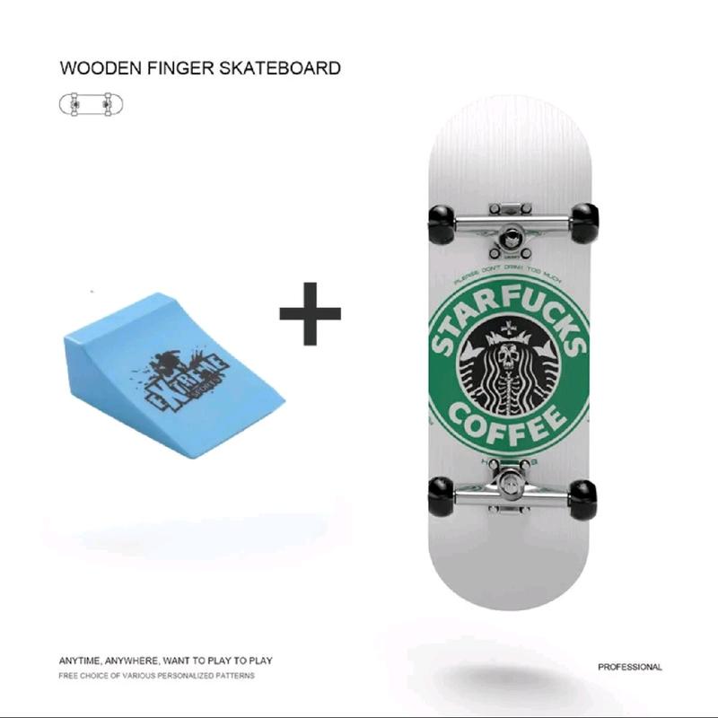 Fingerboard Pro Series Mini Skateboard for Beginners and Pros - High Quality Woods, Trucks, and Wheels