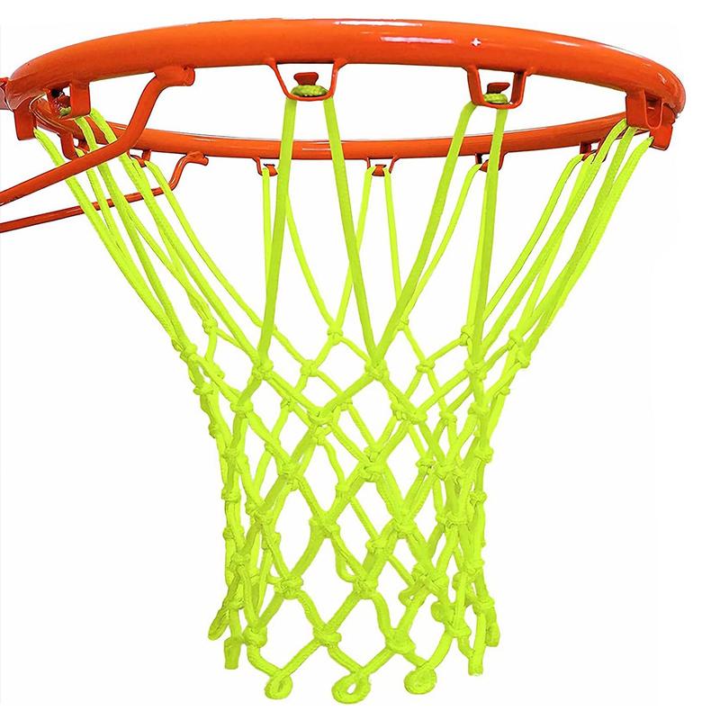 Luminous Basketball Net, 1 Count Outdoor Basketball Net Replacement, Basketball Hoop Net, Basketball Accessories for Outdoor Sports