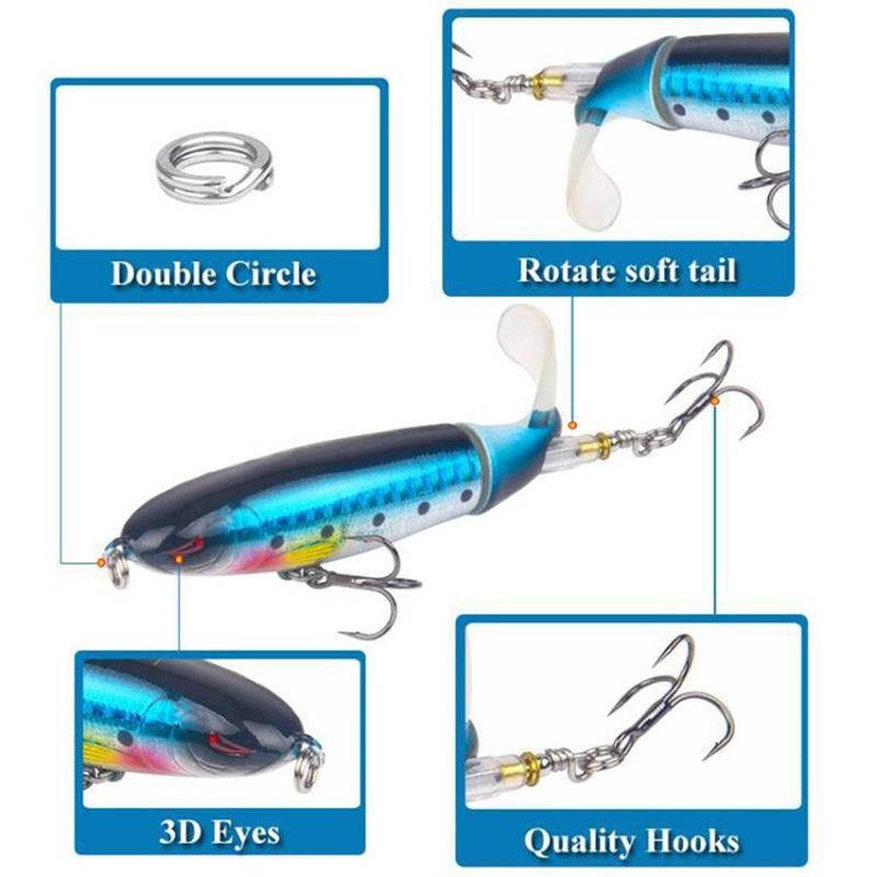 Durable Lifelike Faux Fishing Lures, 8 Counts set False Realistic Baits with Hook, Simulation Artificial Bait for Outdoor Fishing, Fishing Supplies,  Fishing Equipment