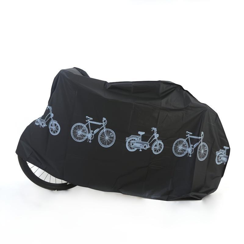 Bike Print Cycling Rain Cover, Waterproof UV Protection Bicycle Cover, Cycling Accessories For Outdoor Cycling