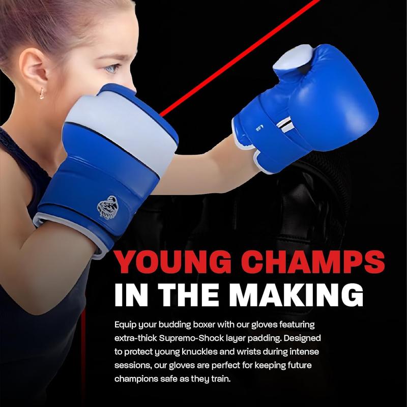 Boxing Gloves for Kids for Full Punching & Blocking Power, Kids Boxing Gloves for Safe Sparring & Training