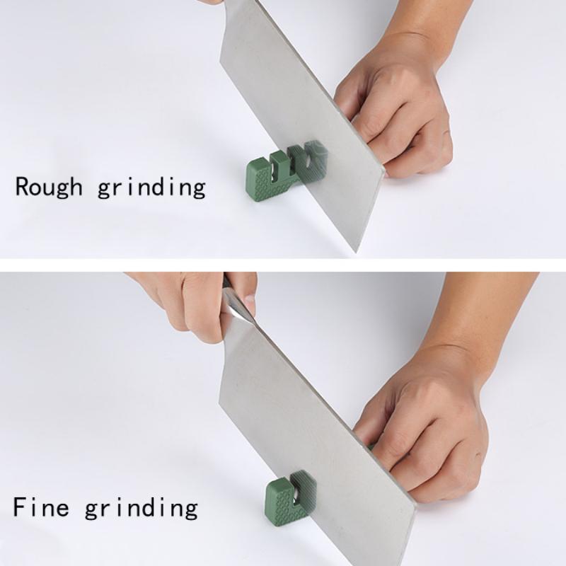 Mini Outdoor Portable Sharpening Knife, 1 Count 2 In 1 Pocket Manual Knife Sharpener For Camping, Gift For Boys And Men