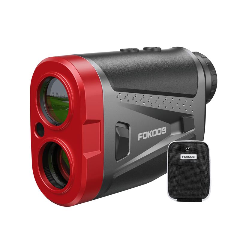 Golf Rangefinder with Slope, 1200 Yards Range Finder Golf, 7X Magnification Rangefinder for Golfing and Hunting, Laser Rangefinder with Flag-Lock Vibration, Rechargeable, IP54 Waterproof