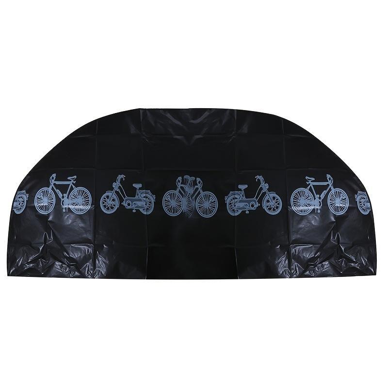 Bike Print Cycling Rain Cover, Waterproof UV Protection Bicycle Cover, Cycling Accessories For Outdoor Cycling