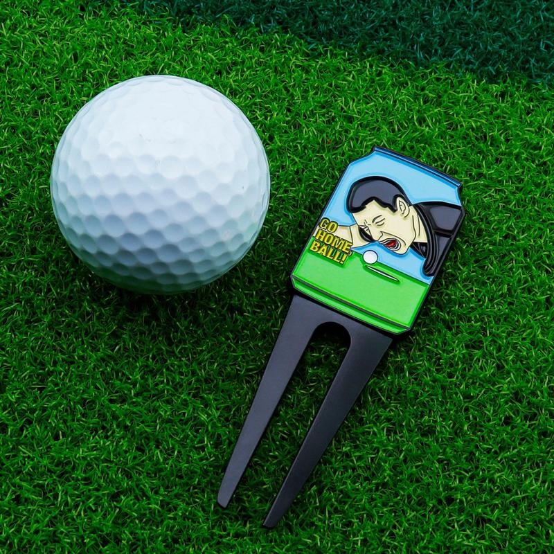 Funny Golf Divot Repair Tool, 4 Counts set Golf Accessories for Men, Golf Enthusiast Gift, Great Gift for Golf Lovers