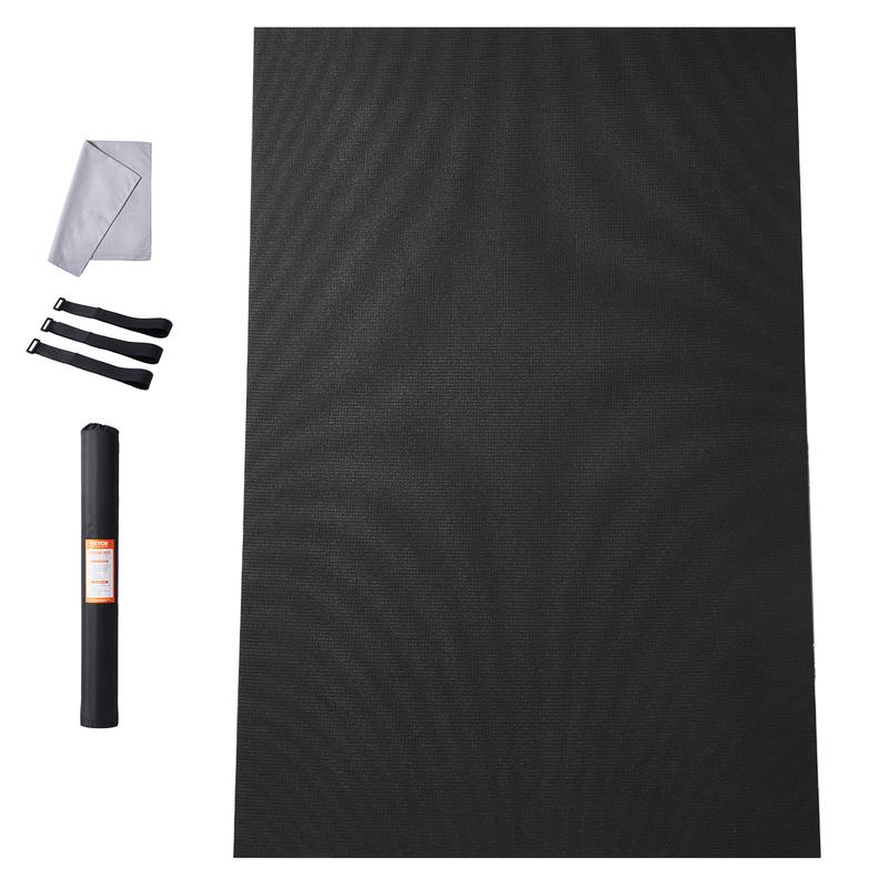 VEVOR Exercise Mat, Non Slip High Density Premium Yoga Mat, Exercise Yoga Mat for Men & Women, Fitness & Exercise Mat with Bag & Carry Strap, for All Types of Home Yoga, Pilate & Floor Workout (6x4ft)