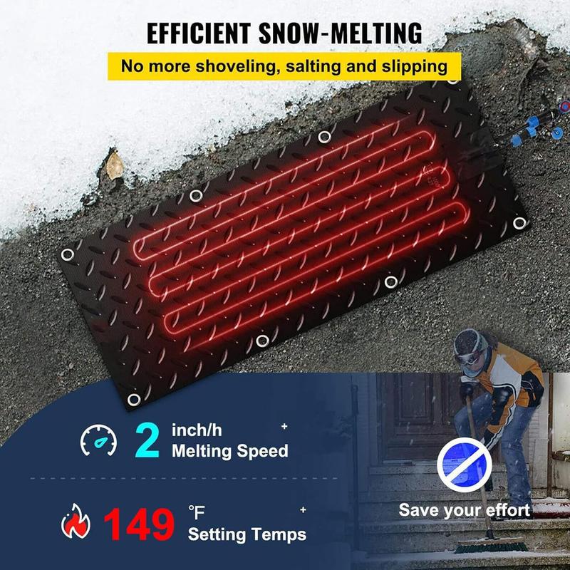 Heated Snow Melting Mats for Entrances, 10