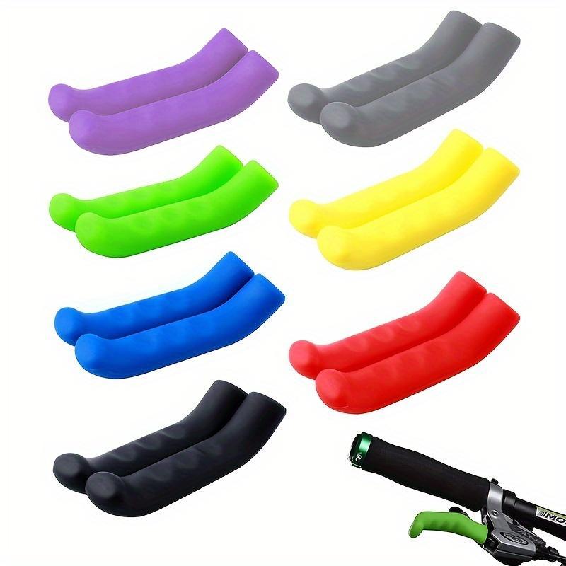 Bicycle Brake Lever Cover, 1 Pair Silicone Bicycle Brake Lever Protector, Universal Bicycle Brake Lever Cover for Most Bicycles, Christmas Gift