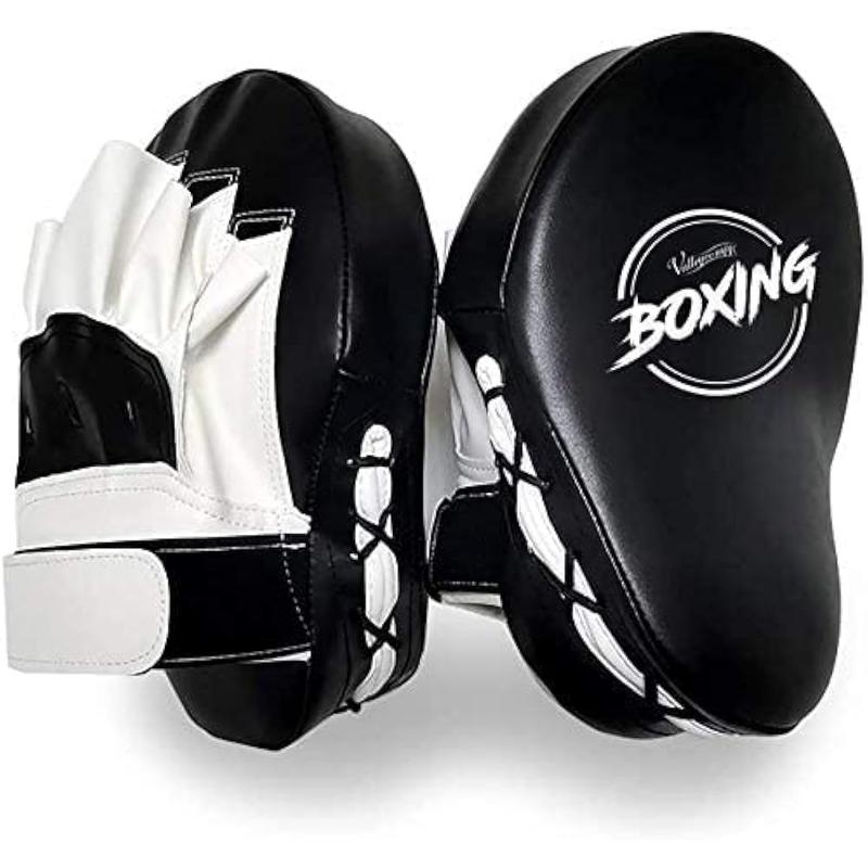 Boxing Curved Focus Punching Mitts- Leatherette Training Hand Pads