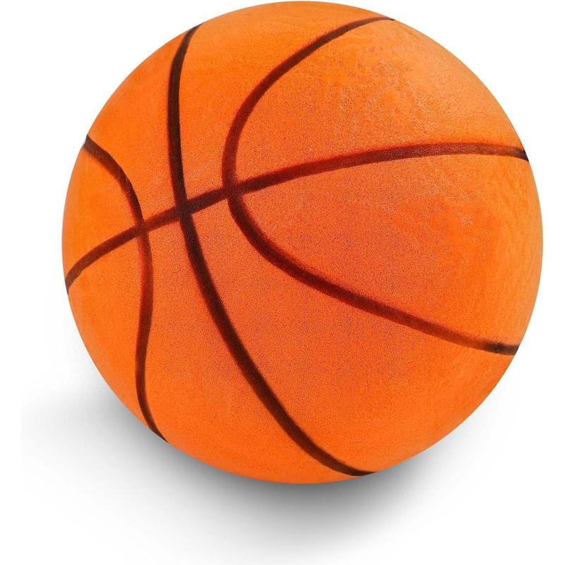 Silent Basketball, Size 7 Indoor Quiet Basketball Practice Silent Bouncing Basketball Dunk Training Elasticity Low-Noise Basketball Gift Sport Activities Boys Girls Exercise