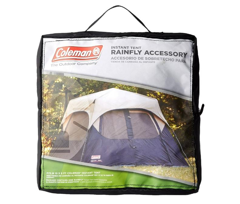 The Rainfly Accessory for 6-Person Instant Tent, 10' x 9', 'Multicolor' Windproof, Easy to Install, Rainproof, Easy to Store 24N5Y30W