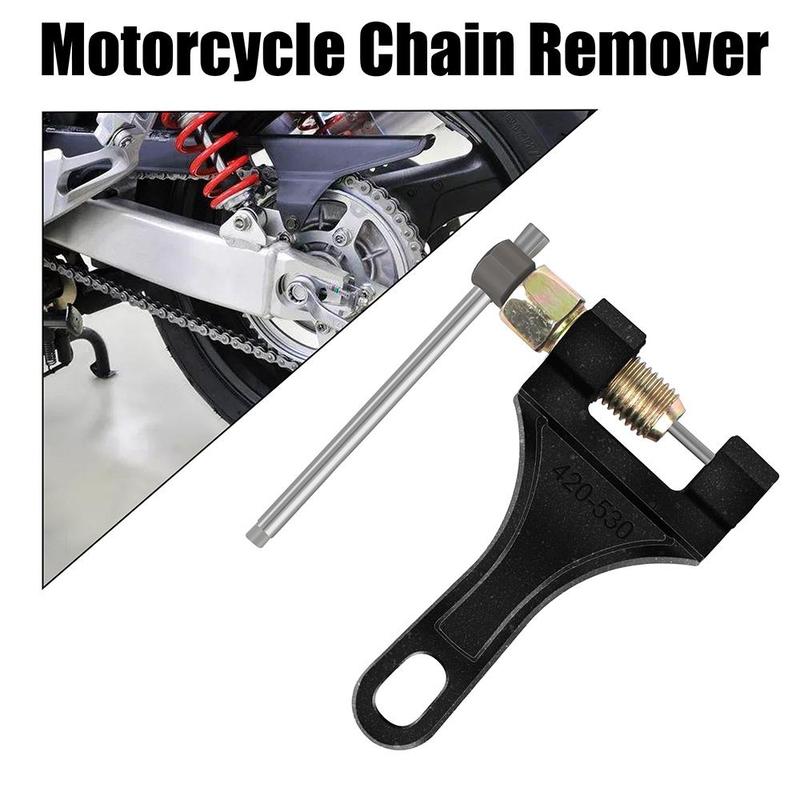 Chain Removal Tool, Universal Repair Tool for Motorcycle Bike ATV 420-530 Chain Breaker Cutter, Carbon Steel Spanner Link Splitter Pin Remover