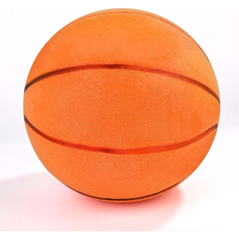 Silent Basketball, Size 7 Indoor Quiet Basketball Practice Silent Bouncing Basketball Dunk Training Elasticity Low-Noise Basketball Gift Sport Activities Boys Girls Exercise