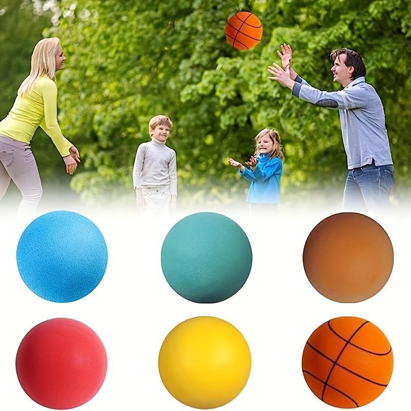 Size 5  Size7 Silent Basketball, Portable Durable Training Basketball, Indoor Basketball Foam Basketball, Playoffs Training Ball for Teens and Adults