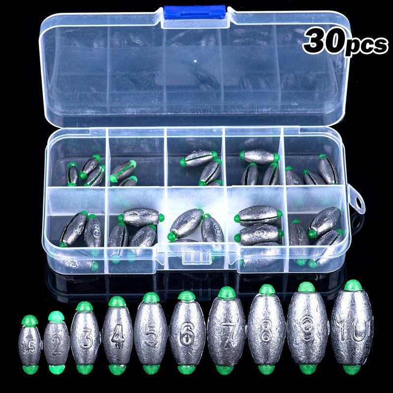 Removable Fishing Lead Sinker Kit, Split Shot Weights, Fishing Tackle Kits with Portable Box, Fishing Accessories, Flyfishing, Solocamping, Picnicaesthetic, Fishing Equipment,  Fishing Gear and Equipment