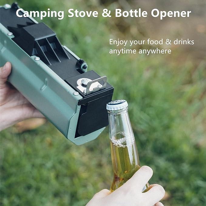 Portable Cassette Stove with Foldable Design - Ideal for Outdoor Camping, Picnic, and Backpacking Hiking backpacking stove cocina degas folding stove outdoor cooking