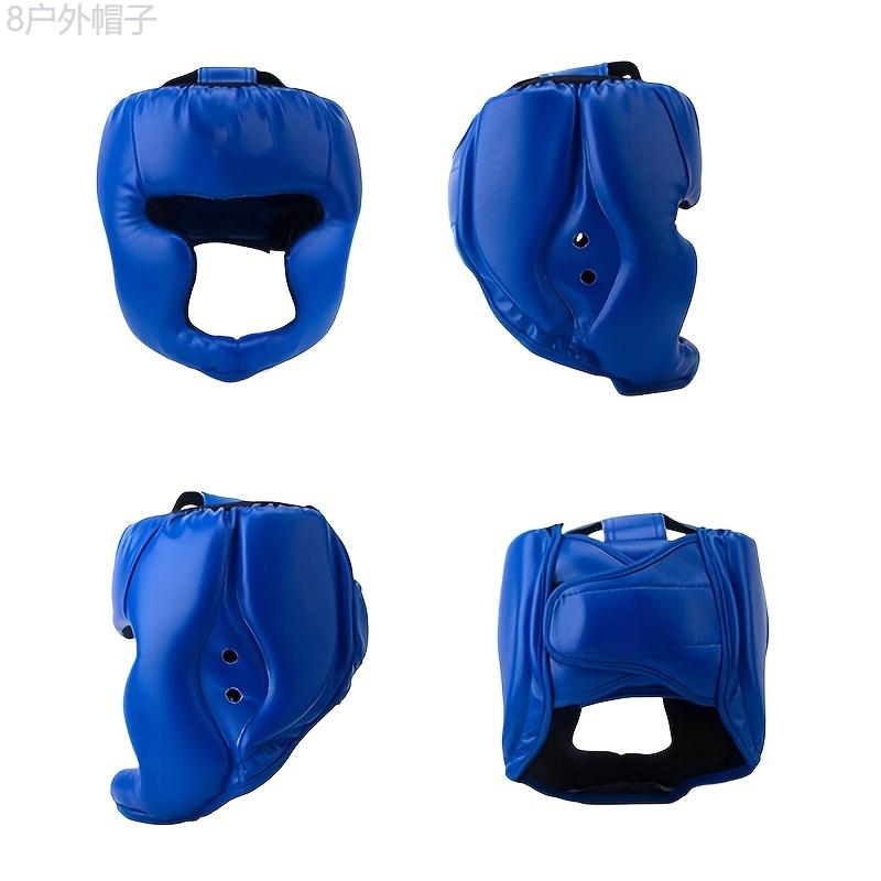 High-Quality Boxing Helmet - Premium Taekwondo Head Gear for Muay Thai, Sanda Training, and Martial Arts - Adjustable Chin Strap, Padded Interior, and Ventilation System for Comfort and Protection