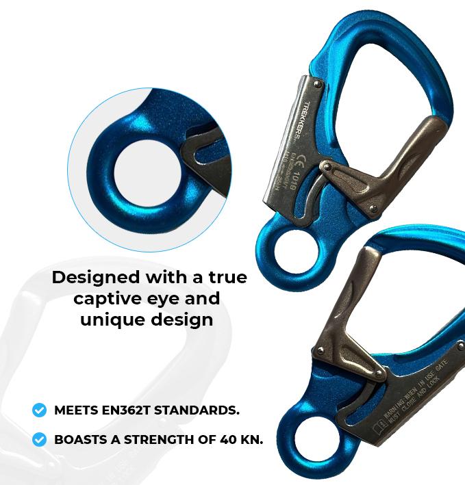 Durable Aluminum Snap Hook for Outdoor Gear & Climbing | Lightweight & Secure