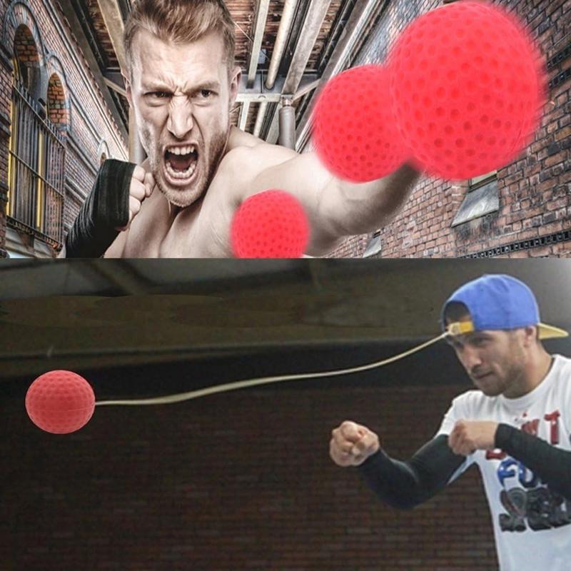 Boxing Ball Boxing Reflex Ball Training Hand Eye Coordination with Headband, Portable Boxing Punch Ball to Improve Reaction and Speed for Training and Fitness