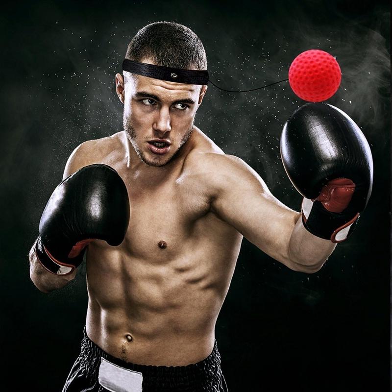 Boxing Ball Boxing Reflex Ball Training Hand Eye Coordination with Headband, Portable Boxing Punch Ball to Improve Reaction and Speed for Training and Fitness