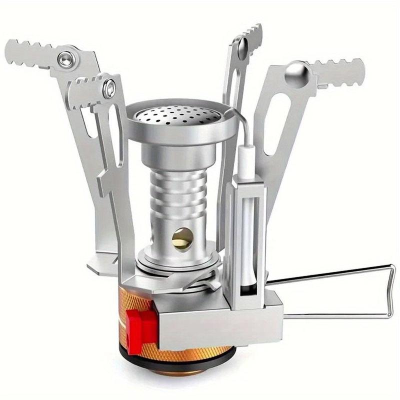 Portable Foldable Camping Stove, Lightweight Gas Stove with Storage Box, Outdoor Camping Kitchenware for Hiking & Picnic, Christmas Gift