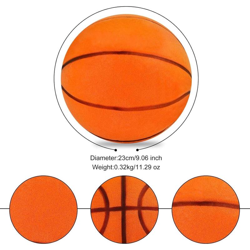 Silent Basketball, Size 7 Indoor Quiet Basketball Practice Silent Bouncing Basketball Dunk Training Elasticity Low-Noise Basketball Gift Sport Activities Boys Girls Exercise