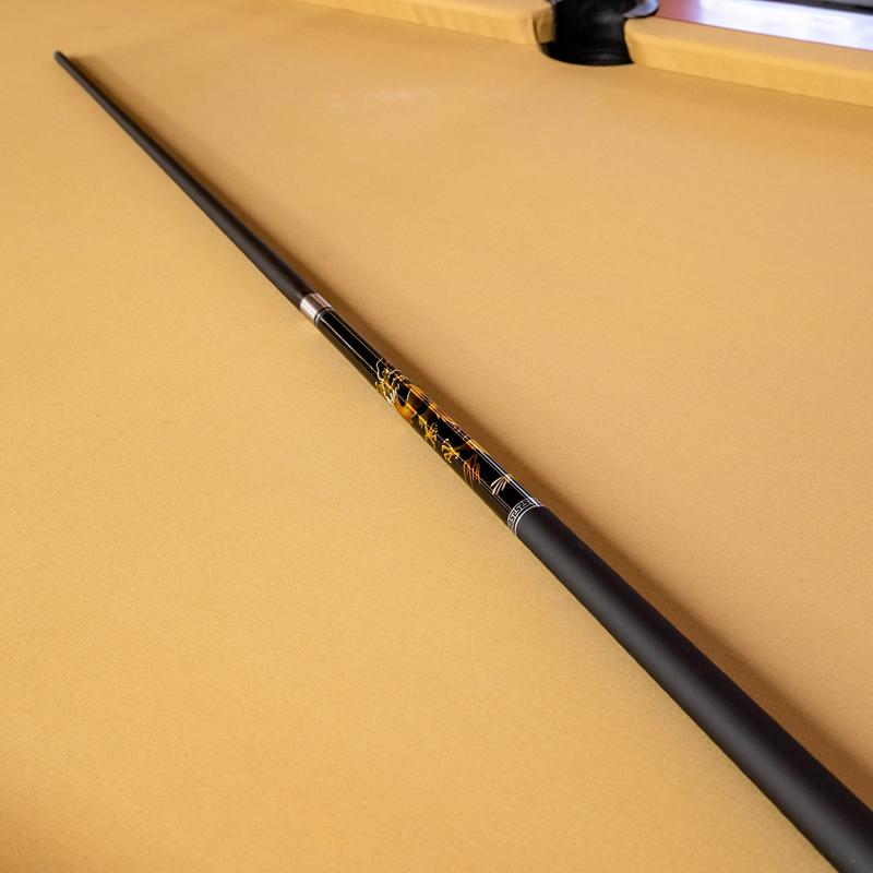 Premium Carbon Fiber Pool Cue with 12.5mm Tip - Dragon Design, Split Design for Versatile Use - Perfect Gift for Holidays & Father's Day billiards