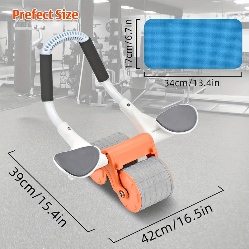 Upgrade Your Home Gym with Our Automatic Rebound Abdominal Wheel - Ab Roller with Elbow Support - Perfect Abs Workout Equipment and Home Gym Equipment for Your Home Workout Uhuo