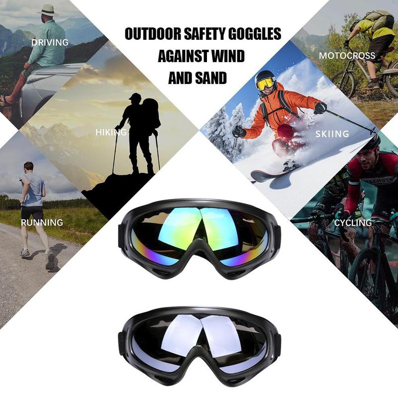 Bike Glasses, 1 Count Outdoor Sports Windproof Goggles, Bicycle Motorcycle Cycling Dust-proof Riding Glasses, Sports & Outdoor Accessories