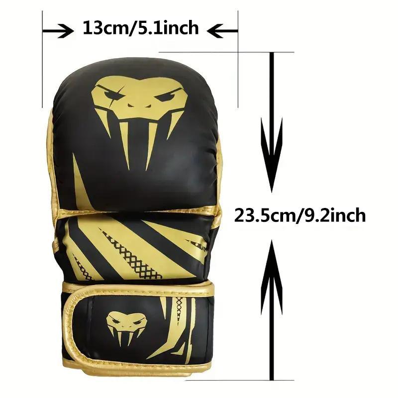 Boxing Gloves, 1 Pair Muay Thai Mma Kickboxing Training Gloves, Punching Bag Gloves for Men and Women, Gym Accessories, Boxing Equipment, Sports Gloves