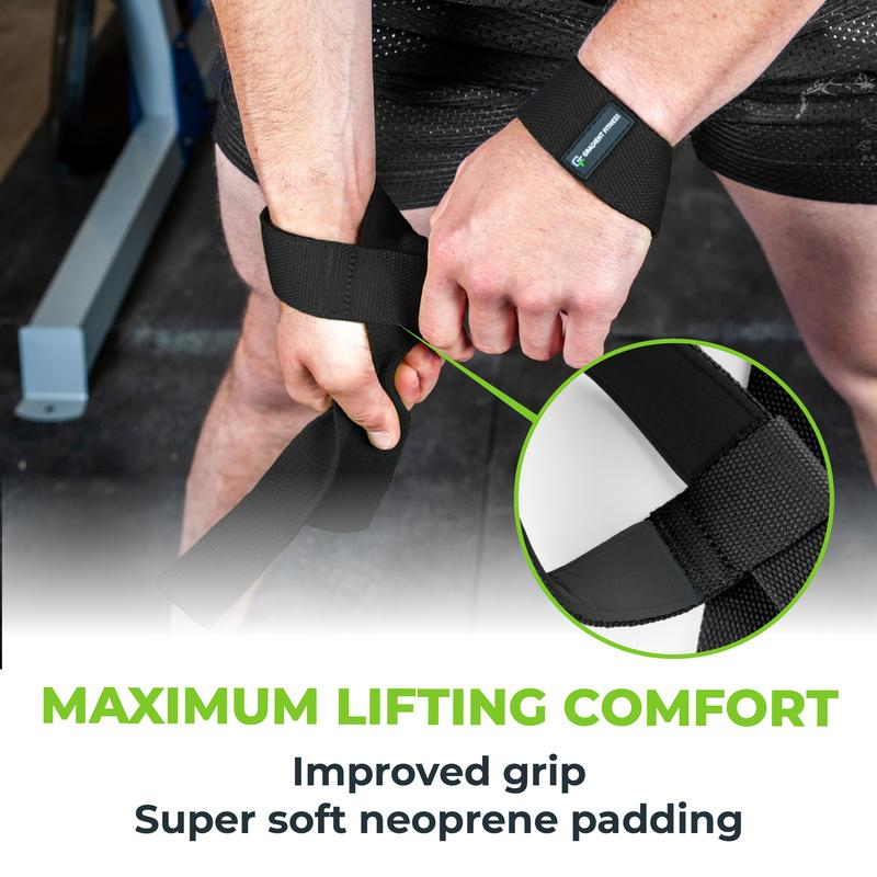 Gradient Fitness Lifting Straps | Wrist Straps for Weightlifting, Deadlift Straps, Lifting Straps for Weightlifting, Straps for Weight Lifting, Weight Lifting Straps for Men Women, Gym Lifting Grips