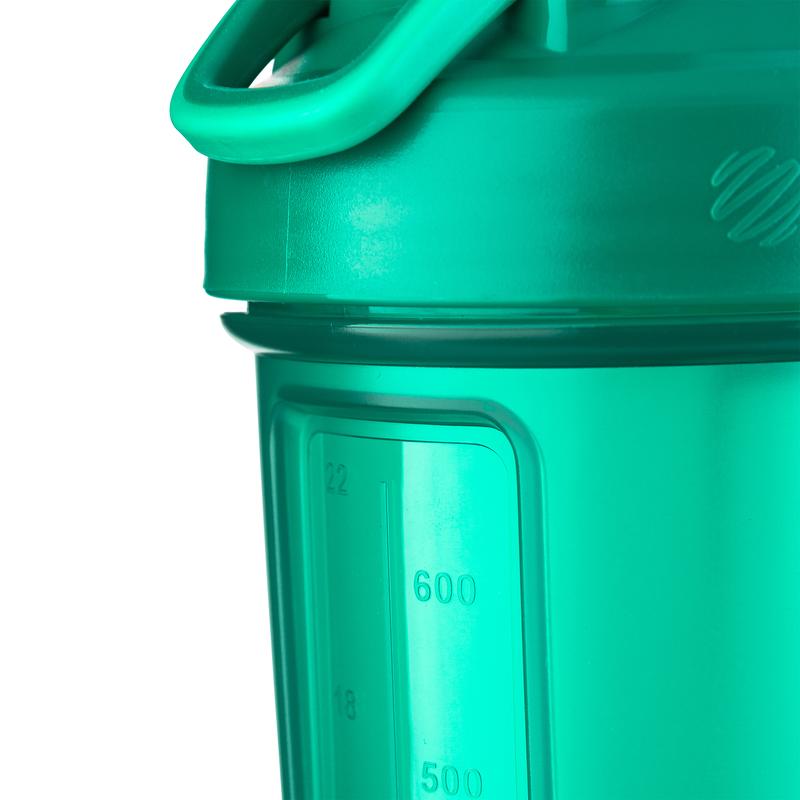 BlenderBottle Classic V2 24 oz Blue Shaker Cup with Flip-Top Lid