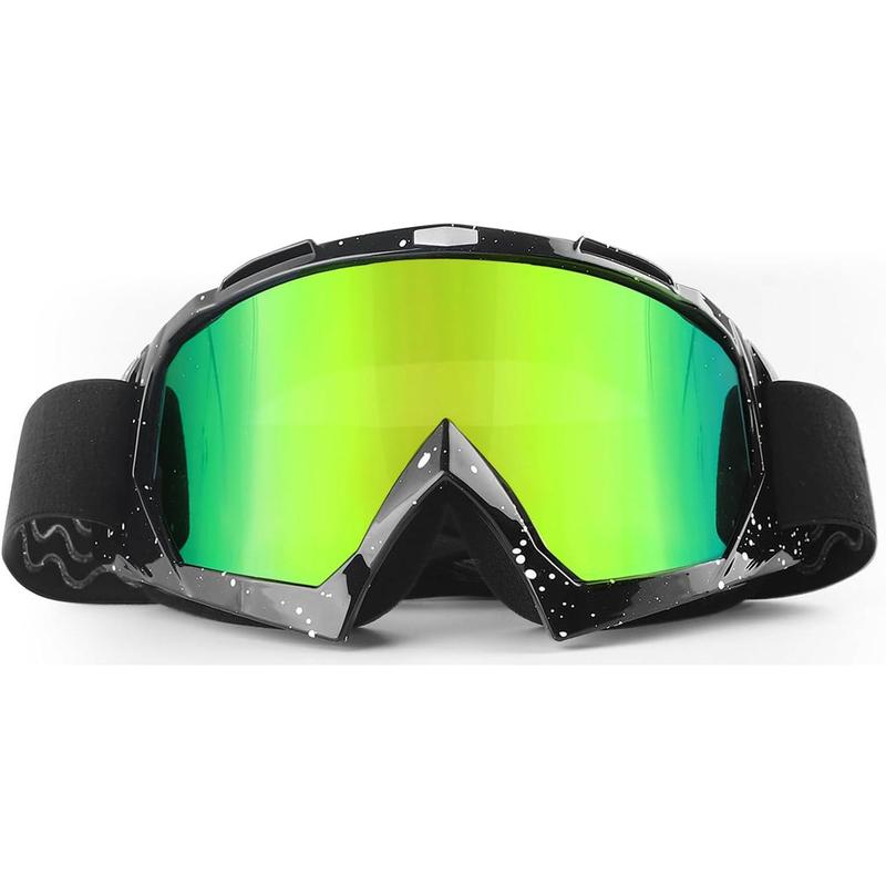 Dirt  Goggles, ATV Goggles Motocross MX Goggles Anti Fog OTG Riding Goggles Skiing Goggles for Men, Women, Youth