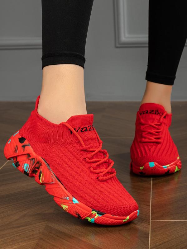 Women's Summer 2024 Lace Up Sneakers, Fall Comfortable Breathable Sports Running Shoes for Women, Round Toe Designer Shoes, Back To School Walking Shoes Trainer, Gym Shoe, Fall Outfits, Fall Freshness