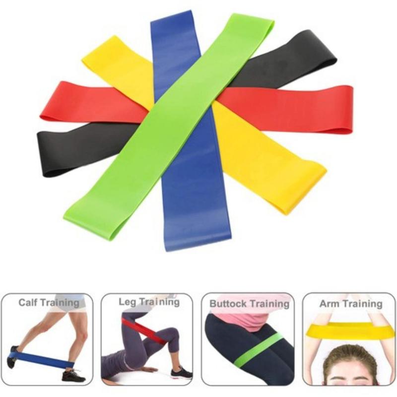 5-Piece Set of Resistance Loop Exercise Bands