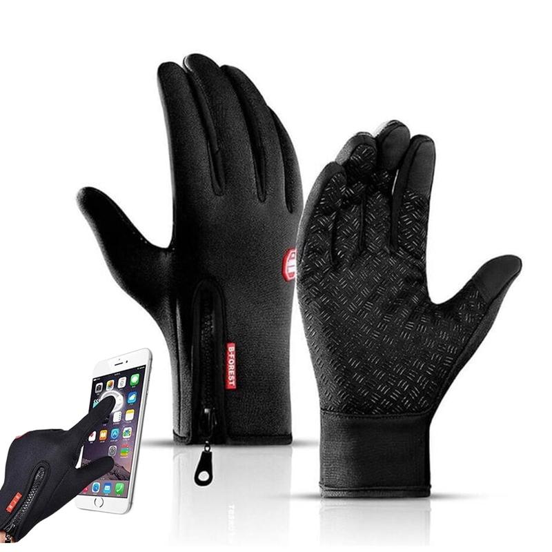 Touch Screen Windproof Gloves Warm and Adjustable Suitable for Outdoor Running, Cycling, Fishing, Skiing and Other Sports No Slip Work Warm Gloves.