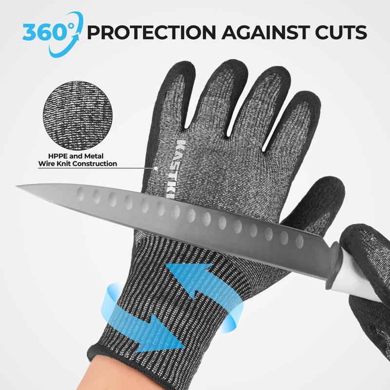 KastKing Kut Safe Fillet Gloves, Ultimate Cut Resistant Gloves for Fishing and Outdoor Use, ANSI Level 6 Cut Protection