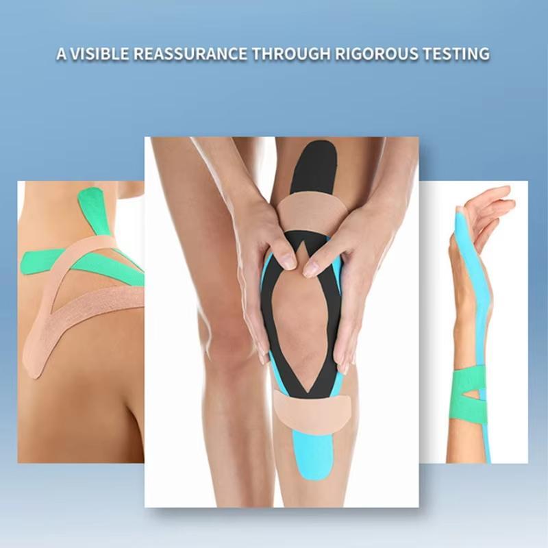 Kinesiology Tape, 5cm X 5m Elastic Water Resistant Kinetic Kinesiology Tape, Sports Tape for Knee Shoulder Muscle