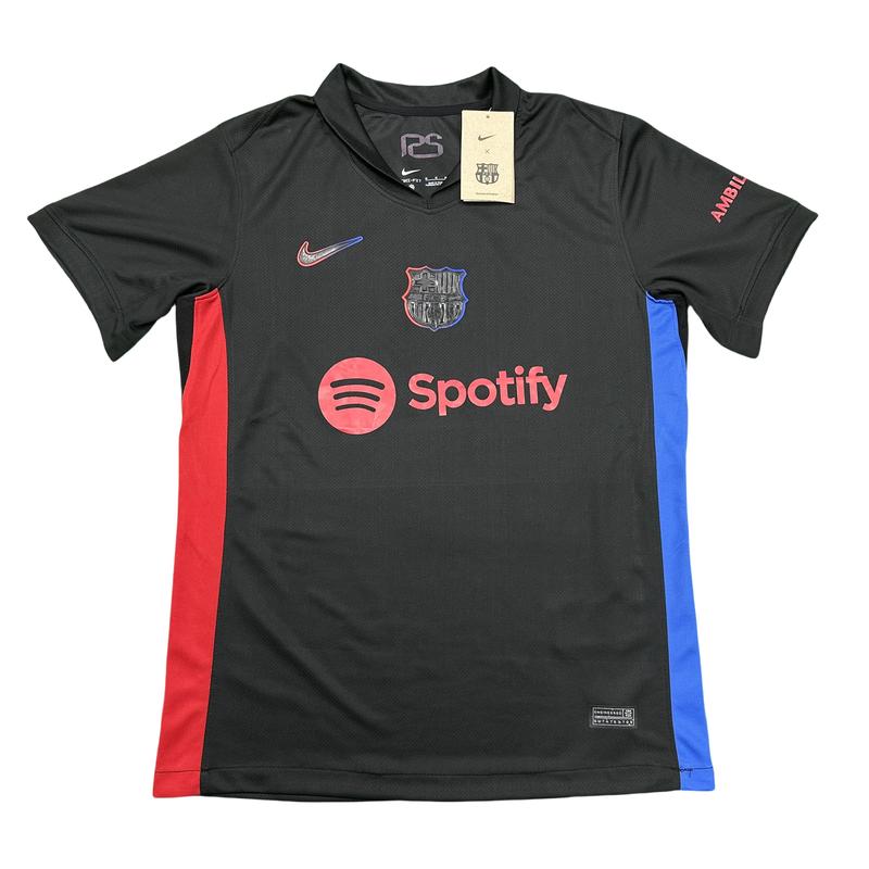 NIKE 2425 FC Barcelona Home COLD PALY Special Edition Short Sleeve Top Soccer Jerseys La Liga National Derby