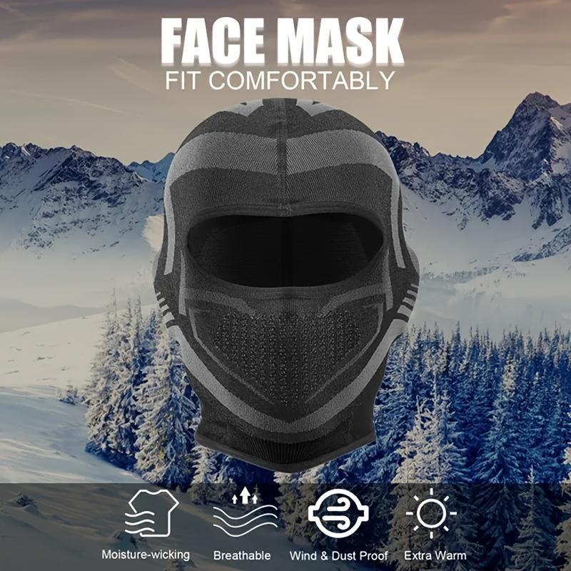 Windproof Thermal Face Cover [Different Color, Different Neck Cover Length], Breathable Winter Face Mask, Elastic Cycling Protective Cover Christmas Gifts