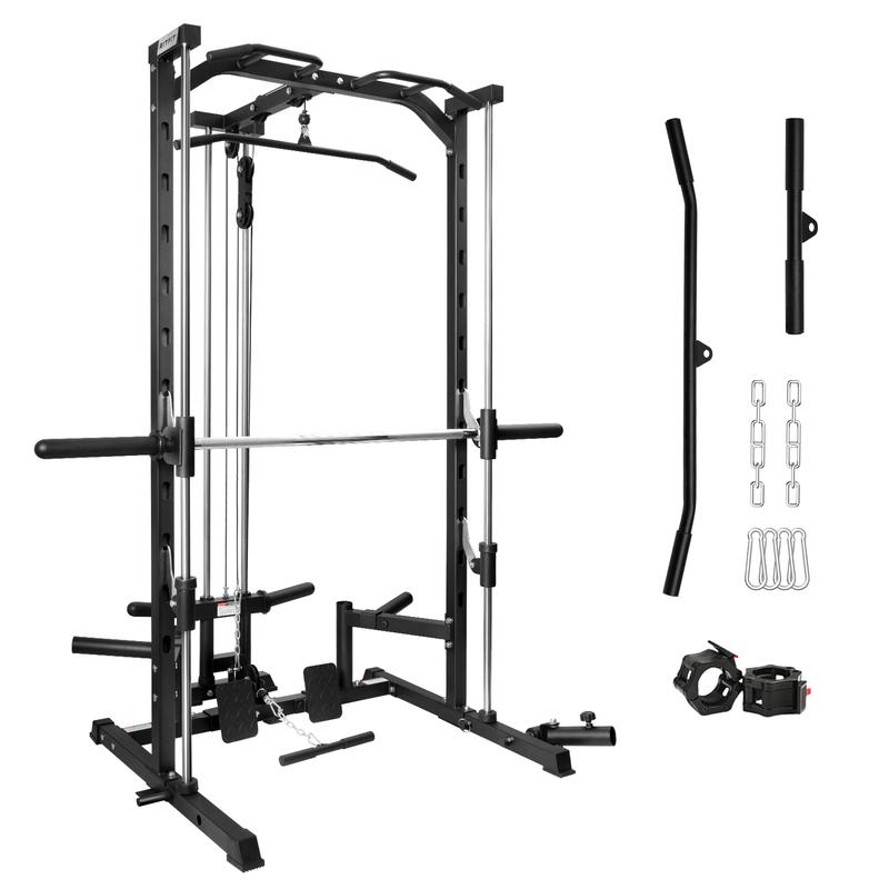 RitFit PSR05 Multifunctional Smith Machine with 13 Accessories Included smith  machine squat machine power rack