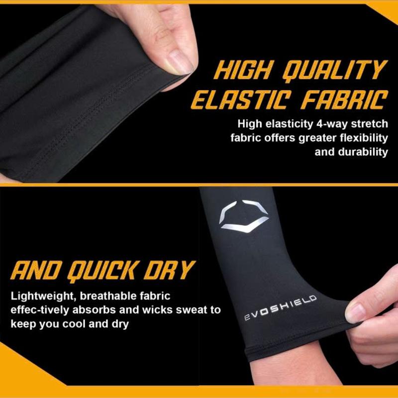 EvoShield Arm Sleeves for Men & Women - Breathable, Moisture - Support, Athletic, Physical Activity, Sun Protection Sleeve - Sport Sleeve