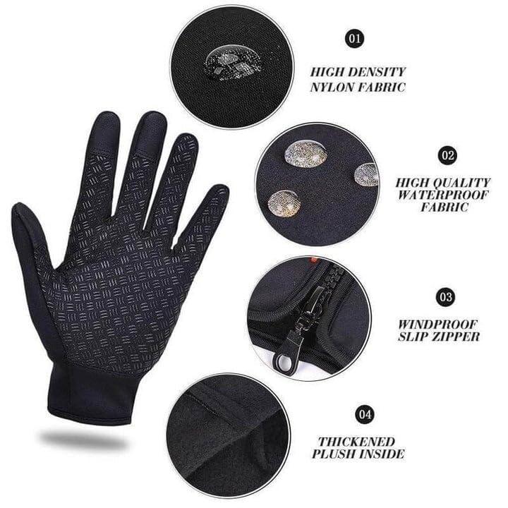 Touch Screen Windproof Gloves Warm and Adjustable Suitable for Outdoor Running, Cycling, Fishing, Skiing and Other Sports No Slip Work Warm Gloves.