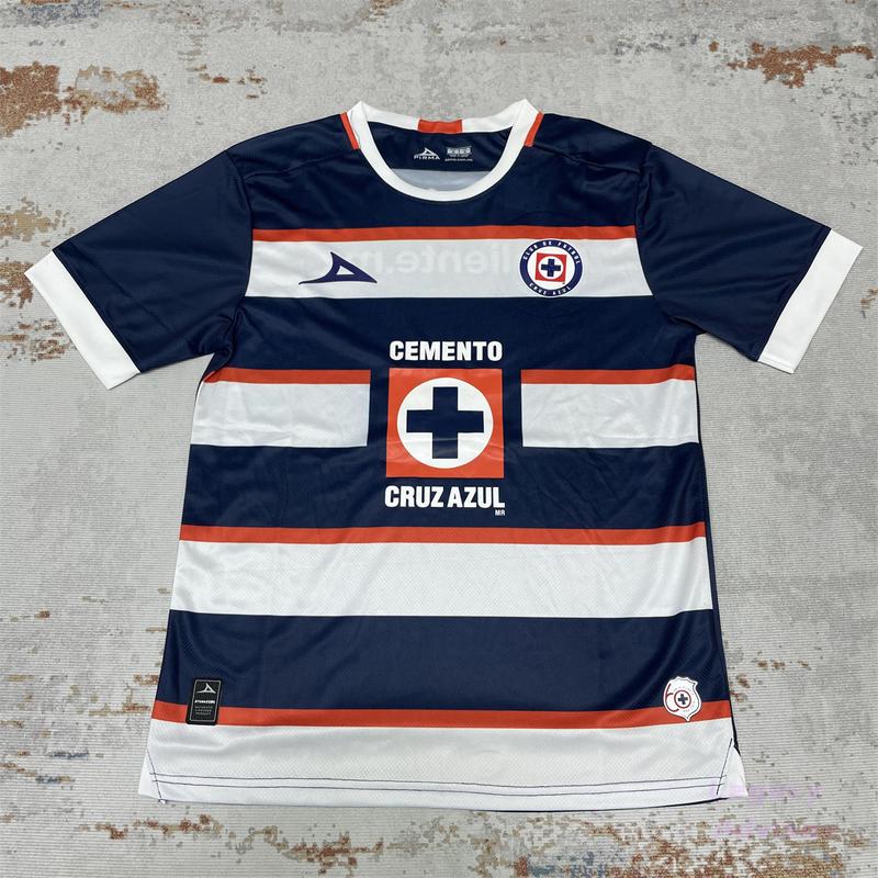 2425 MEXICO CRUZ AZUL Away Short Sleeve Top Goalkeeper Soccer Jersey Quick Dry Fan Edition LIGA MX