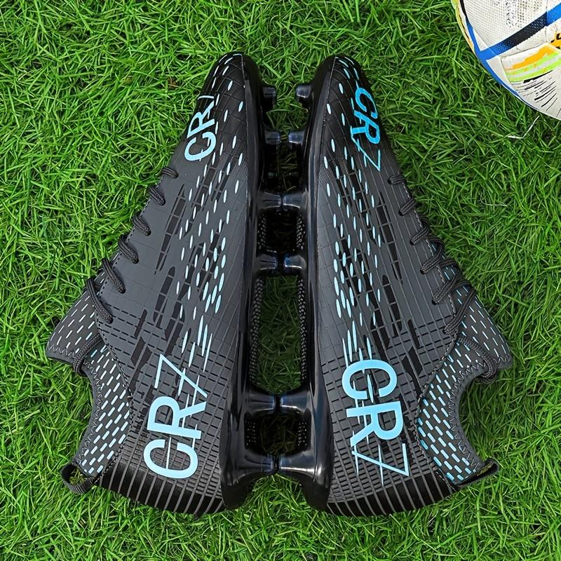 Lightweight Men's Soccer Cleats - Breathable, Non-Slip Lace-Up Sneakers for Training & Competition