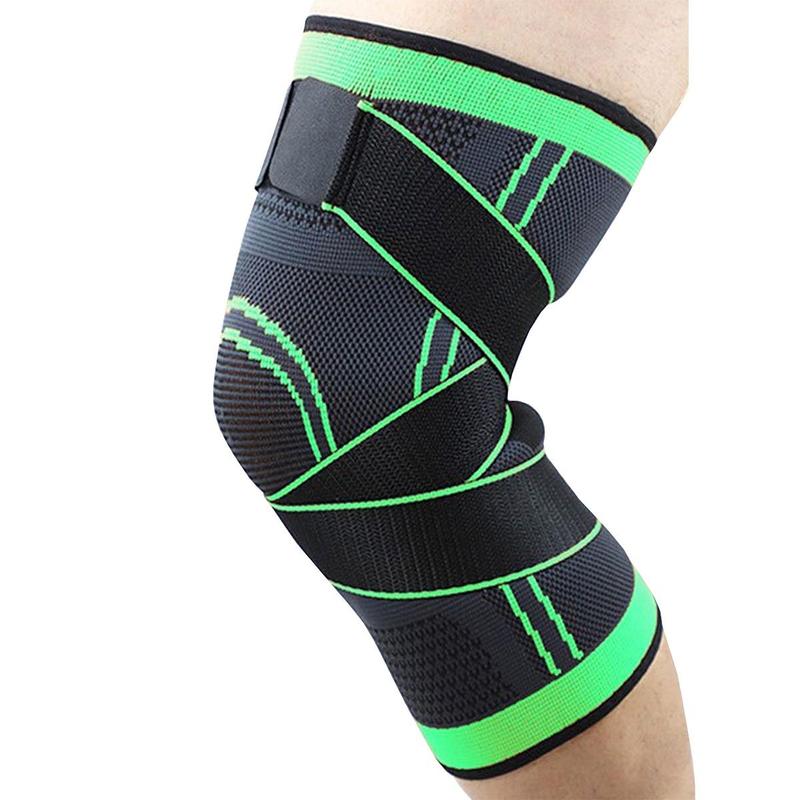 Adjustable Fitness Knee Pad, 1 Count Thick Breathable Sports Knee Pad, Sport Gear for Volleyball Football Basketball Climbing Cycling, Gifts for Men Boyfriend Teens Boys Son, Gym Accessories, Christmas Gift