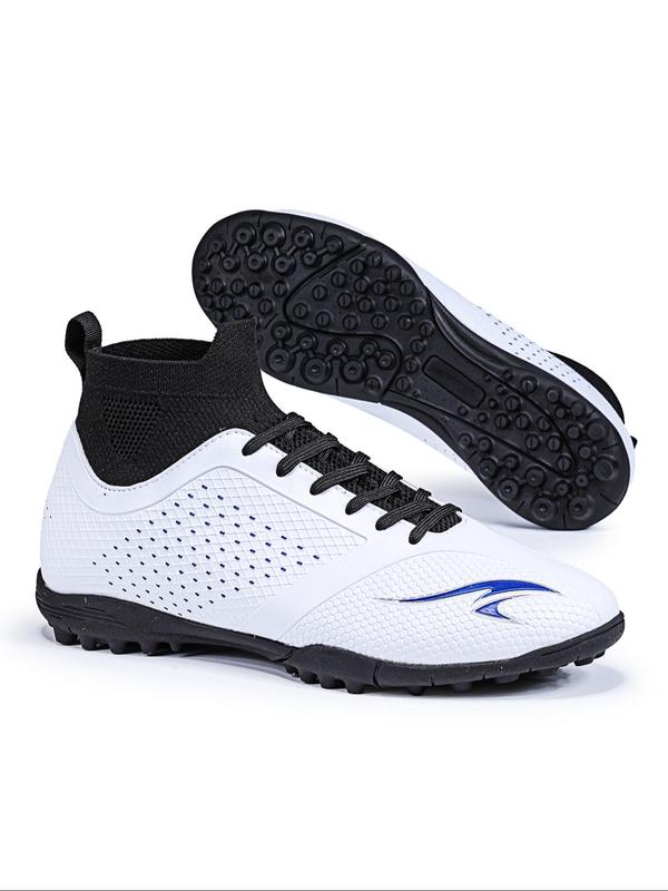 Men's High Top Football Shoes, Breathable Non-slip Football Shoes, Professional Football Cleats for Outdoor Training, Sports Shoes for All Seasons