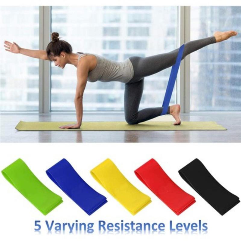 5-Piece Set of Resistance Loop Exercise Bands