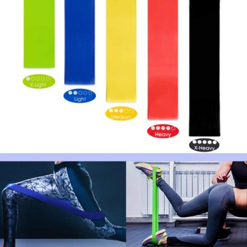 5-Piece Set of Resistance Loop Exercise Bands